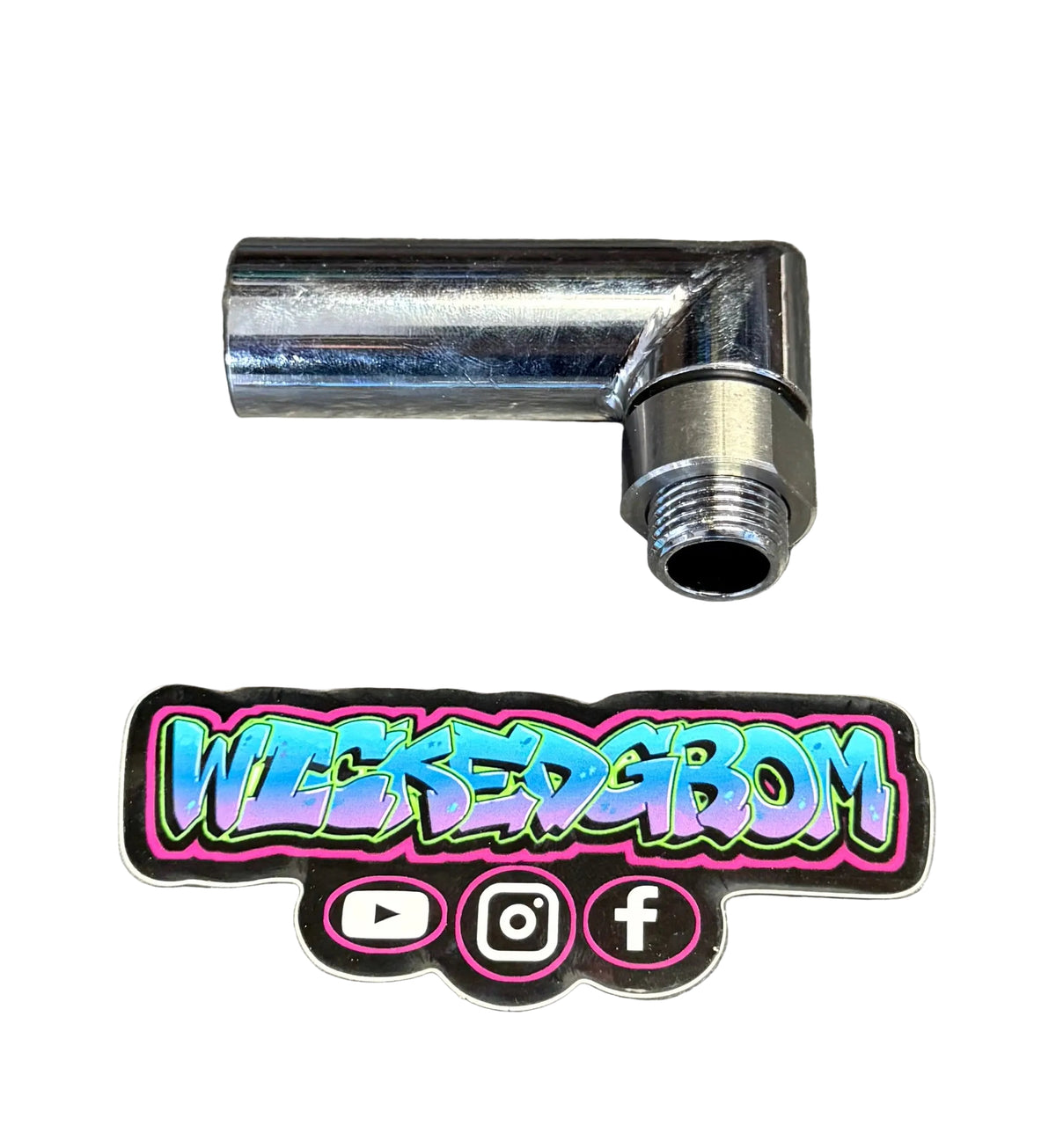 O2 Bung Extender 90 Degree