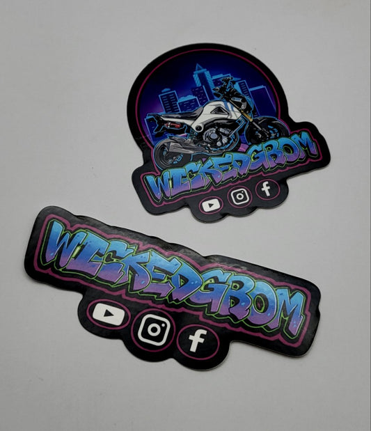 WickedGrom Sticker Pack